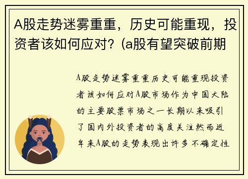 A股走势迷雾重重，历史可能重现，投资者该如何应对？(a股有望突破前期高点)